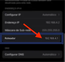 Imagem de rede manual